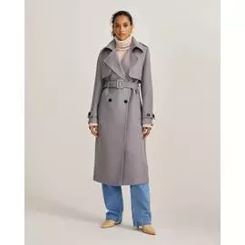 Двубортный тренчкот с двойной кокеткой (М)