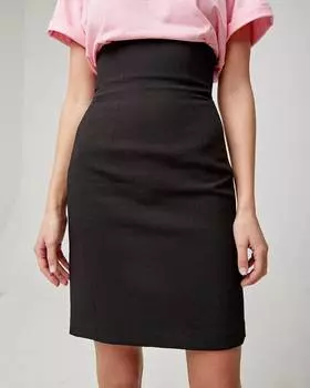 Юбка-карандаш с высокой посадкой (L)