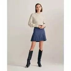 Мини-юбка с клиньями (XS)
