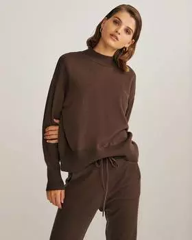 Объемный джемпер из шерсти мериноса (S)