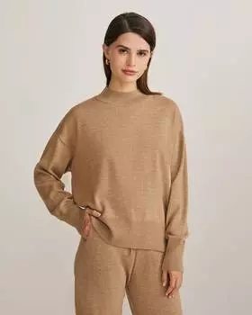 Объемный джемпер из шерсти мериноса (S)