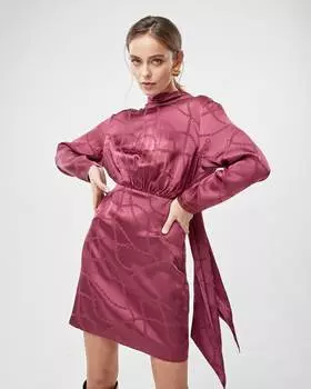 Платье-мини с открытой спиной (L)