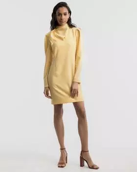 Платье с декоративным платком в ковбойском стиле (L)