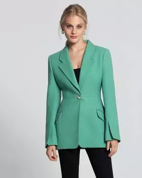 Приталенный жакет с отрезной талией (XS)