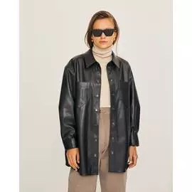 Рубашка- оверсайз с накладынми карманами (М)