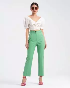 Укороченные брюки со стрелками (XL)