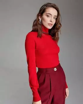 Водолазка из шерсти мериноса (S)