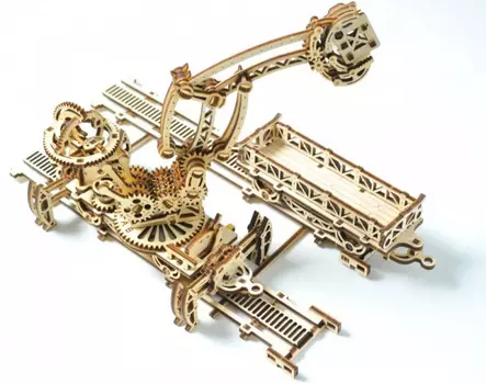 3D-пазл UGears Манипулятор на рельсах (70032)