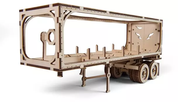 3D-пазл UGears Полуприцеп для модели Тягач VM-03 (70057)