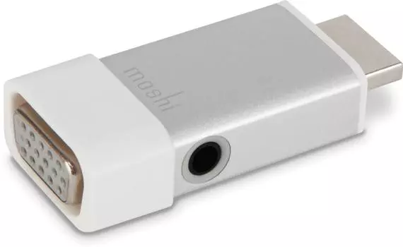 Адаптер Moshi HDMI to VGA/3.5mm 99MO023207 (Silver)