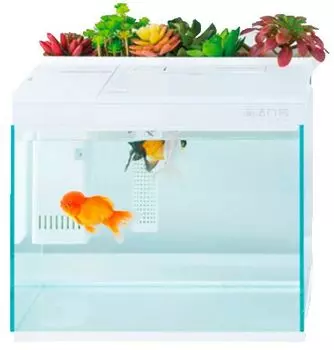 Аквариум Xiaomi Geometry AI Fish Tank Explorer Edition 30L с функцией выращивания растений (White)