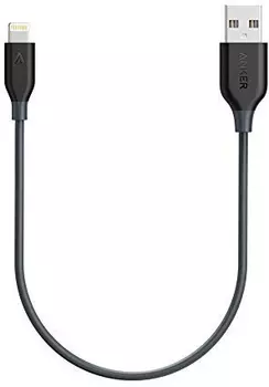 Anker PowerLine 0.3m (A8114011) - кабель Lightning to USB (Graphite)