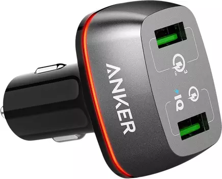 Автомобильное зарядное устройство Anker PowerDrive+ 2 Offline Packaging V3 A2224H11 (Black)