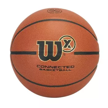 Баскетбольный мяч Wilson X Connected Smart Basketball с отслеживанием бросков