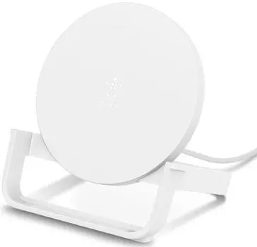 Беспроводное зарядное устройство Belkin (WIB001vfWH) с адаптером (White)
