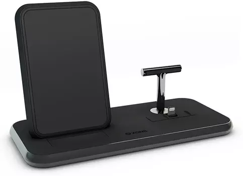Беспроводное зарядное устройство Zens Dual Aluminium Wireless Charger ZEDC06 (Black)