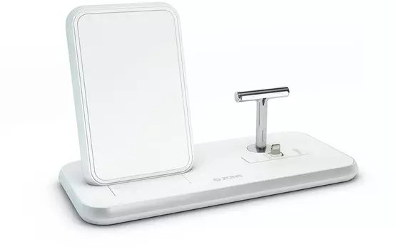 Беспроводное зарядное устройство Zens Dual Aluminium Wireless Charger ZEDC06 (White)