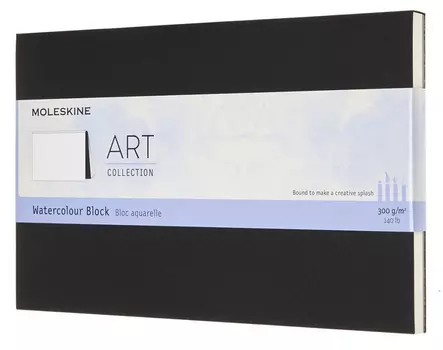 Блокнот для акварели Moleskine Art WaterColour XLarge (ARTWBL4) нелинованный (Black)