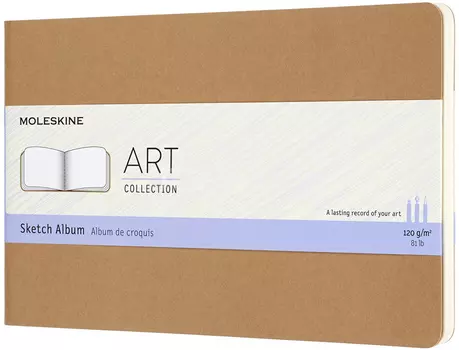 Блокнот для рисования Moleskine Art Cahier Sketch Large (ARTSKA3P3) нелинованный (Biege)