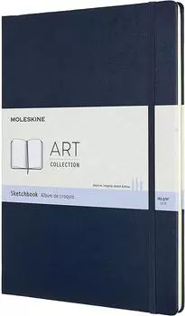 Блокнот для рисования Moleskine Art Sketchbook A4 (ARTBF832B20) нелинованный (Blue)