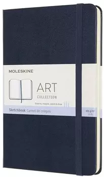 Блокнот для рисования Moleskine Art Sketchbook Medium (ARTQP054B20) нелинованный (Blue)