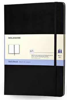 Блокнот для рисования Moleskine Classic Large Sketchbook ARTQP063 (Black)