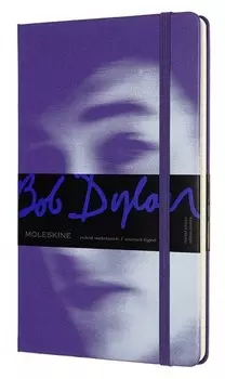 Блокнот Moleskine Bob Dylan Limited Edition Large (LEBDQP060B) в линейку (Purple)