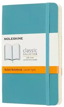 Блокнот Moleskine Classic Soft Pocket QP611B35 (Blue Reef)