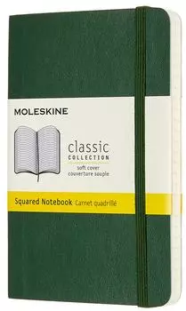 Блокнот Moleskine Classic Soft Pocket QP612K15 (Green)