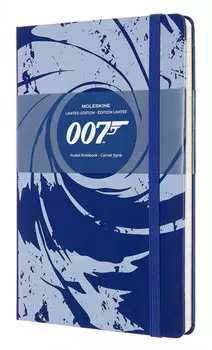 Блокнот Moleskine James Bond Limited Edition Large (LEJB02QP060B) в линейку (Blue)