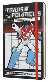 Блокнот Moleskine Transformers Limited Edition Large (LETFQP060OP) в линейку (Optimus Prime)
