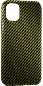 Чехол Annet Mancini Carbon Series (AM-11-K-GR) для iPhone 11 (Green Matte)