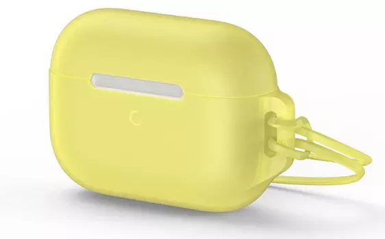 Чехол Baseus Let’s go Jelly Lanyard (WIAPPOD-D0Y) для AirPods Pro (Yellow)