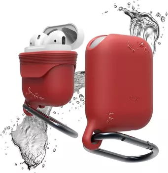 Чехол Elago Waterproof Hang Case для AirPods (Red)