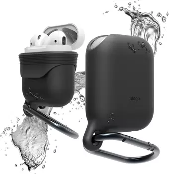 Чехол Elago Waterproof Hang Case для AirPods (Black)