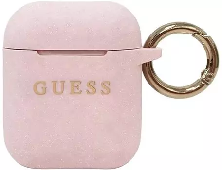 Чехол Guess CG Mobile (GUACCSILGLLP) для AirPods (Light Pink)