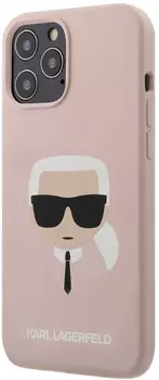Чехол Karl Lagerfeld Karl's Head (KLHCP12LSLKHLP) для iPhone 12 Pro Max (Pink)