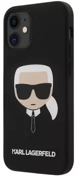 Чехол Karl Lagerfeld Karl's Head (KLHCP12SSLKHBK) для iPhone 12 mini (Black)