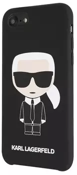 Чехол Karl Lagerfeld Liquid Iconic (KLHCI8SLFKBK) для iPhone 7/8/SE 2020 (Black)