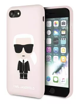 Чехол Karl Lagerfeld Liquid Iconic (KLHCI8SLFKPI) для iPhone 7/8/SE 2020 (Pink)
