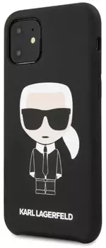 Чехол Karl Lagerfeld Liquid Iconic (KLHCN61SLFKBK) для iPhone 11 (Black)