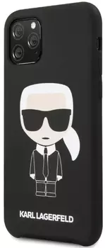 Чехол Karl Lagerfeld Liquid Iconic (KLHCN65SLFKBK) для iPhone 11 Pro Max (Black)