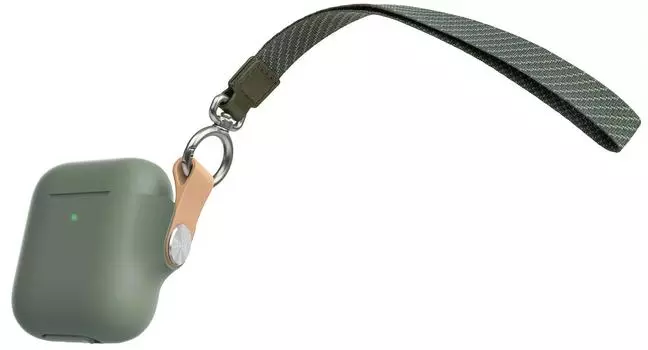 Чехол Moshi Pebbo для AirPods 1st and 2nd Gen (Green mint)