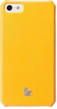 Чехол-накладка Jison Fashion Wallet (JS-IP5-01H80) для iPhone 5/5S/SE (Yellow)