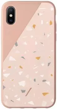 Чехол Native Union Clic Terrazzo (CTERA-ROSE-NP18L) для iPhone Xs Max (Pink)