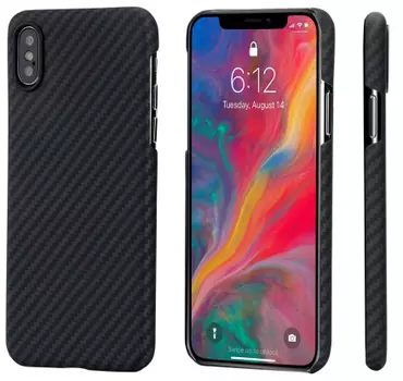 Чехол Pitaka MagCase (KI8001XS) для iPhone XS/X (Black/Grey)