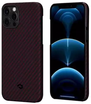 Чехол Pitaka MagEZ (KI1203P) для iPhone 12 Pro (Black/Red)