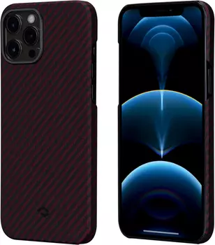 Чехол Pitaka MagEZ (KI1203PM) для iPhone 12 Pro Max (Black/Red)