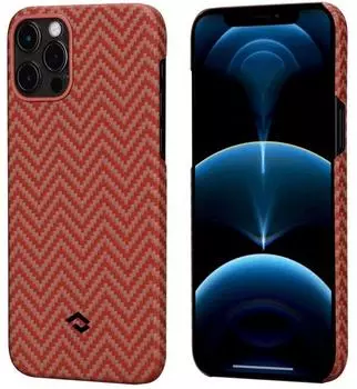 Чехол Pitaka MagEZ (KI1207P) для iPhone 12 Pro (Red/Orange)