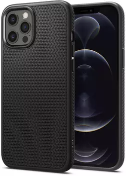 Чехол Spigen Liquid Air (ACS01617) для iPhone 12 Pro Max (Matte Black)